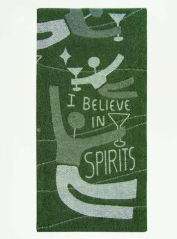 I Believe In Spirits Dish Towel